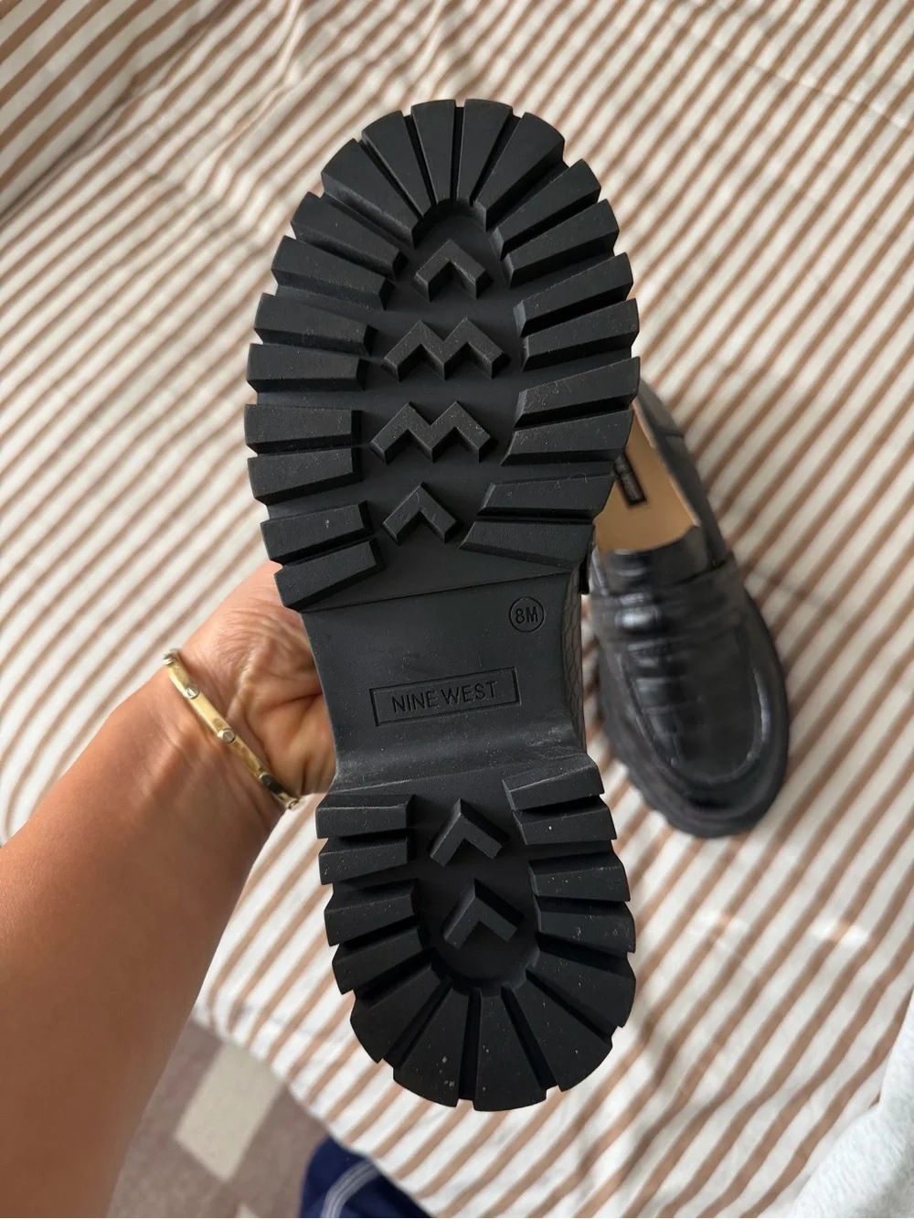 Nine West sleek croc